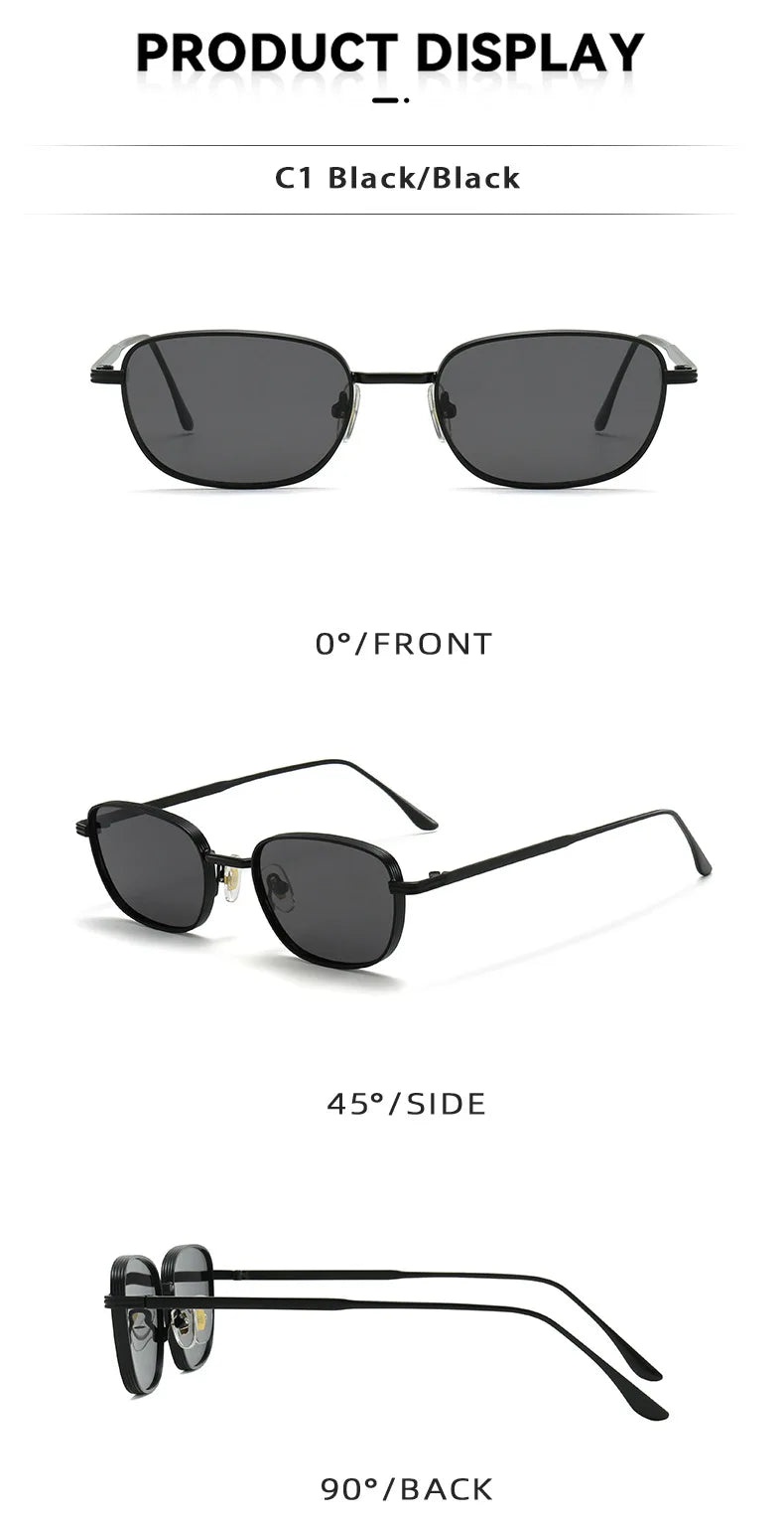 DDDLONG Fashion Small Square Retro Sunglasses Women Classical Vintage Punk Sun Glasses For Men Eyewear Outdoor Shades D626