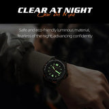 NORTH EDGE Gift Box Watch for Man Solar-powered PHOTON Fashion Quartz Watch Waterproof 50M Sport Silicone Strap Men Watch Reloj