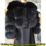 Luxury Women’s Real Raccoon & Fox Fur Jacket | Premium Winter Outerwear