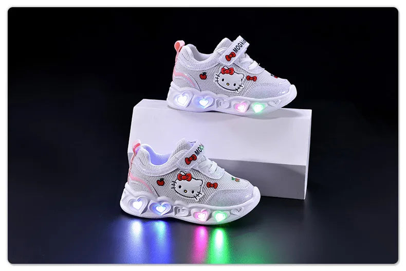 Kids’ LED Light-Up Cartoon Sneakers
