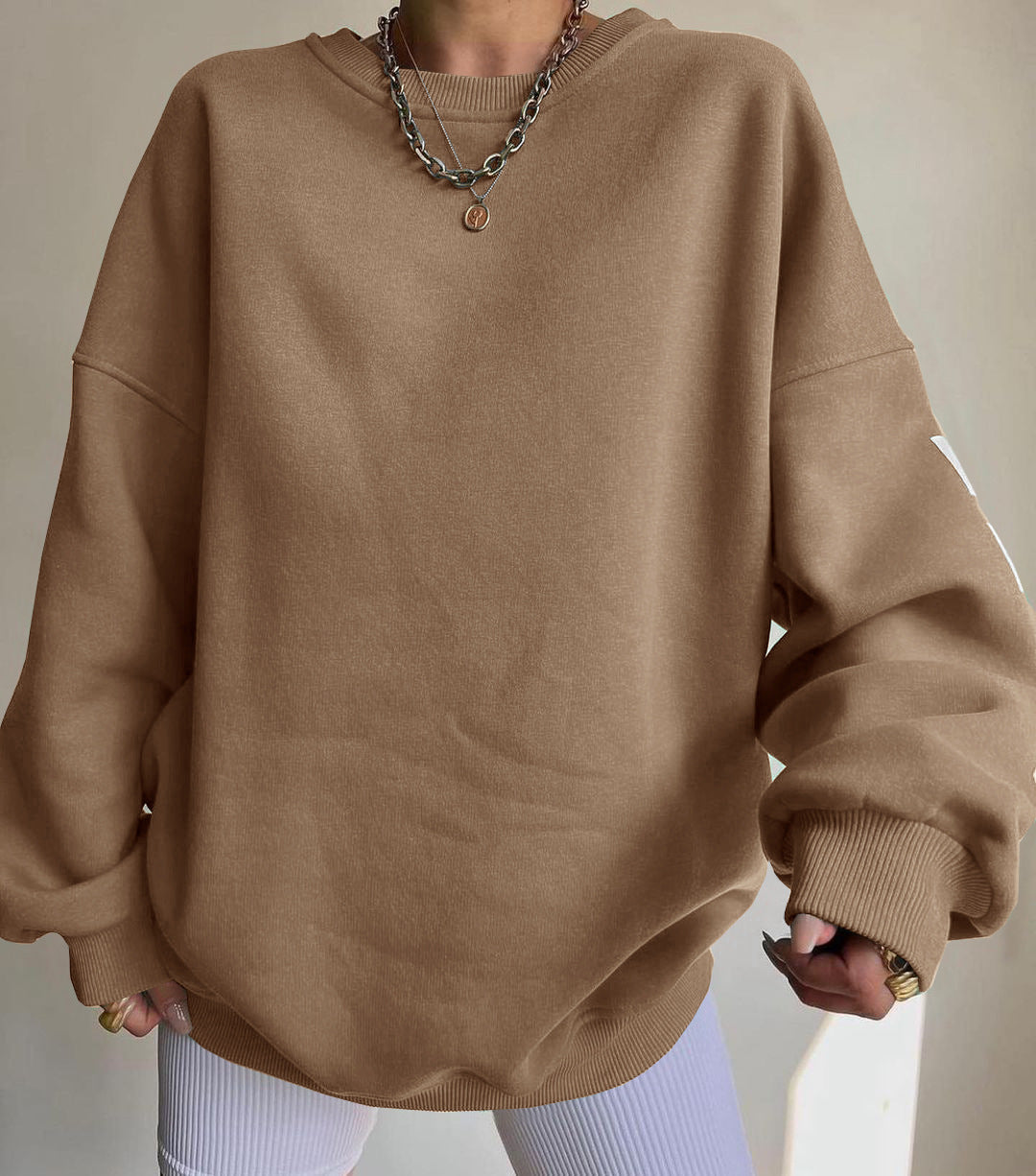 Women's Y2K Letter Print Relaxed Sweatshirt