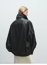 Mauroicardi Spring Oversized Black Soft Pu Leather Jacket Men Long Sleeve Belt Luxury Designer European Fashion Clothes 2025