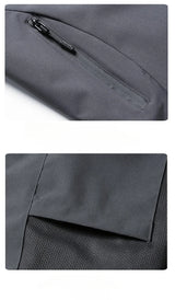 Men’s Hooded Rain Jacket with Detachable Hood