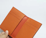 Genuine Leather Credit Card Holder for Women And Men with Free Embossing Personalized High-Quality Protective Bank Card Case