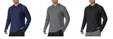 TACVASEN Men's Quick-Dry Long Sleeve Hooded T-Shirt