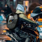 LED Hiking Backpack For Men Hard Shell LED Motorcycle Cycling Helmet Backpack woman Business Travel Waterproof Laptop Backpack