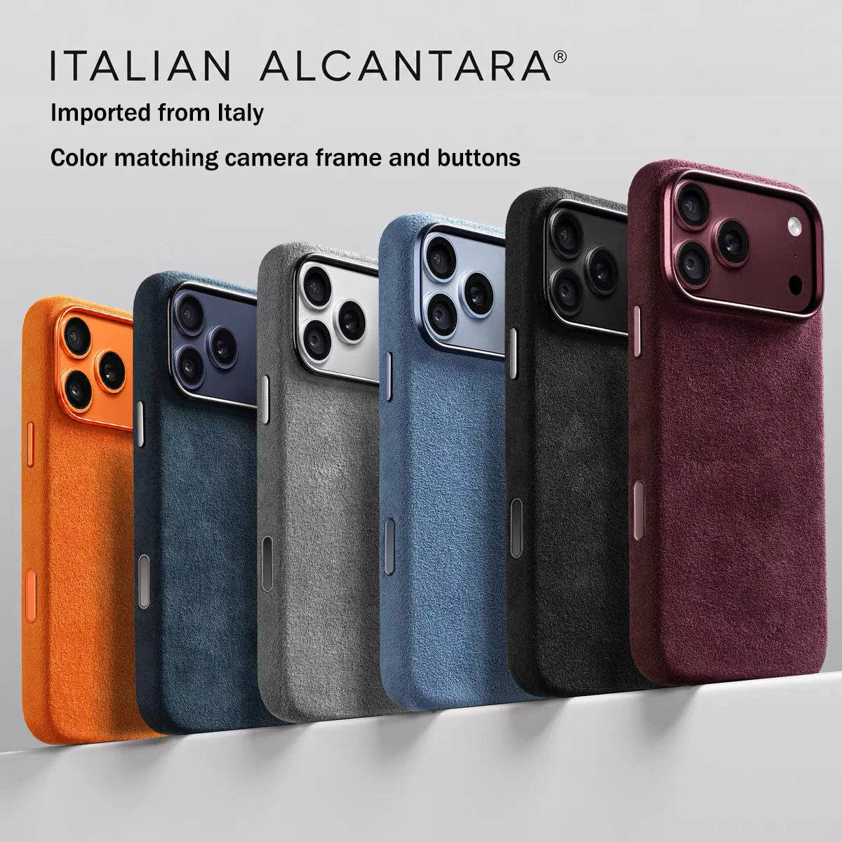 Alcantara Magnetic Case for iPhone 17 & 18 Pro