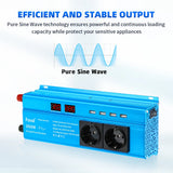 Pure Sine Wave Inverter | DC 12V to AC 220V | 1000W–3000W