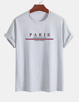 Paris Print Relaxed Fit Pullover – Premium Cotton Casual O-Neck Hoodie