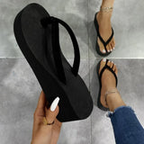 Women's Wedge Platform Slides — EVA Beach & Home Sandals