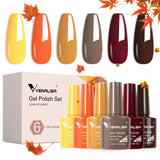 Venalisa HEMA-Free Gel Polish Kit – Autumn Color Collection
