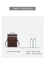 Cnoles Vintage Women's Leather Backpack Casual Shoulder Bag Travel Purse for Girls College School Book Bag