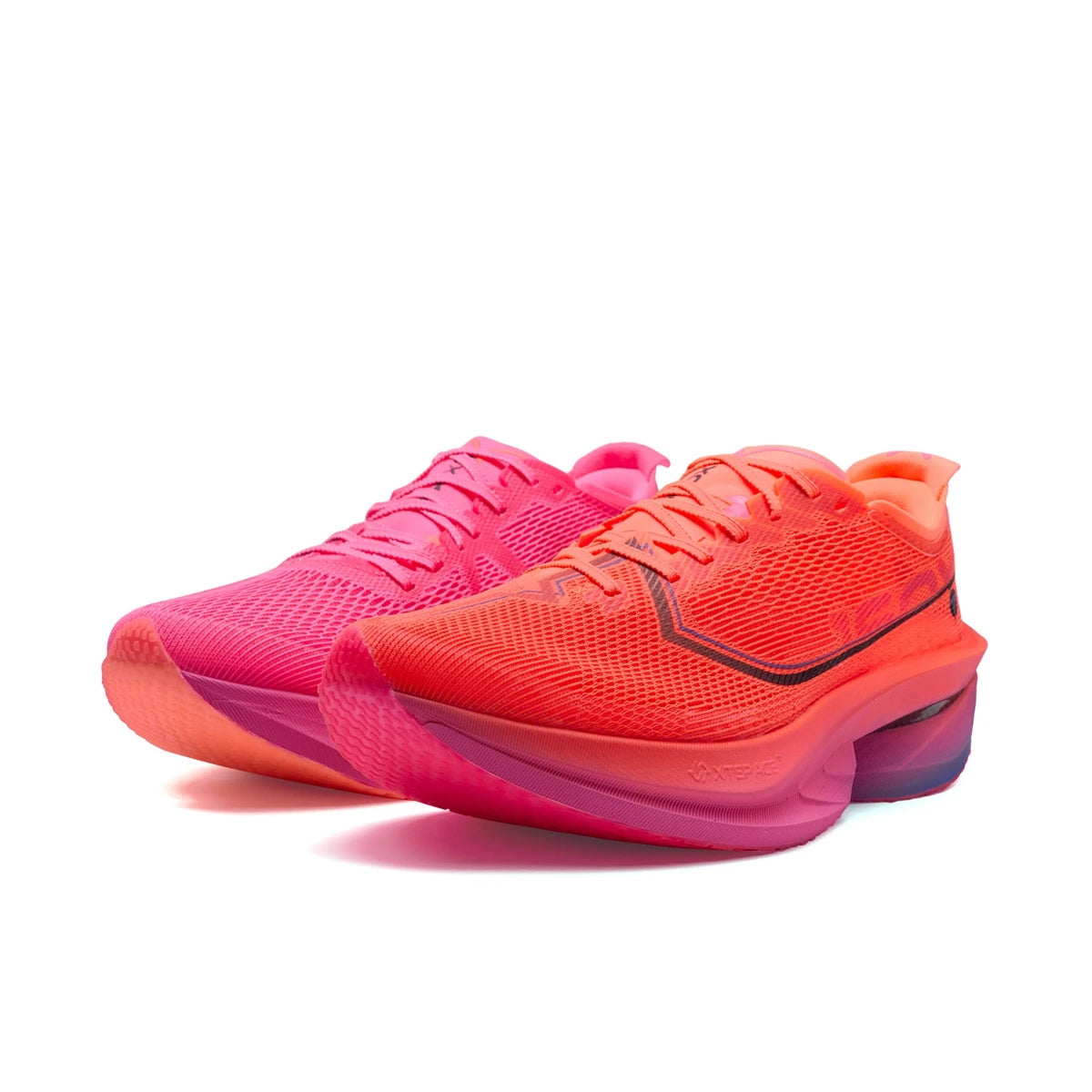 Xtep 160X 7.0 Running Shoes 2025 Professional Marathon PB Carbon Plate Sports Shoes Cushioning Shock Sneakers 975319110039