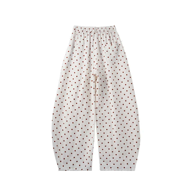 Women's Linen Blend Wide-Leg Pants