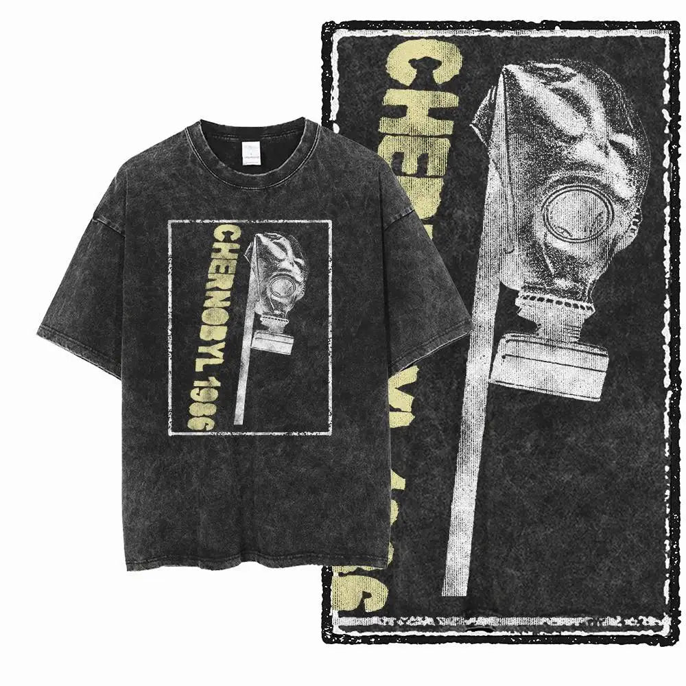 G24 Exclusive Big Size Cool Cotton Men's COOLMIND Printed Graphic T-shirt | Acid Washed Streetwear O-neck Men's Tee Tshirt