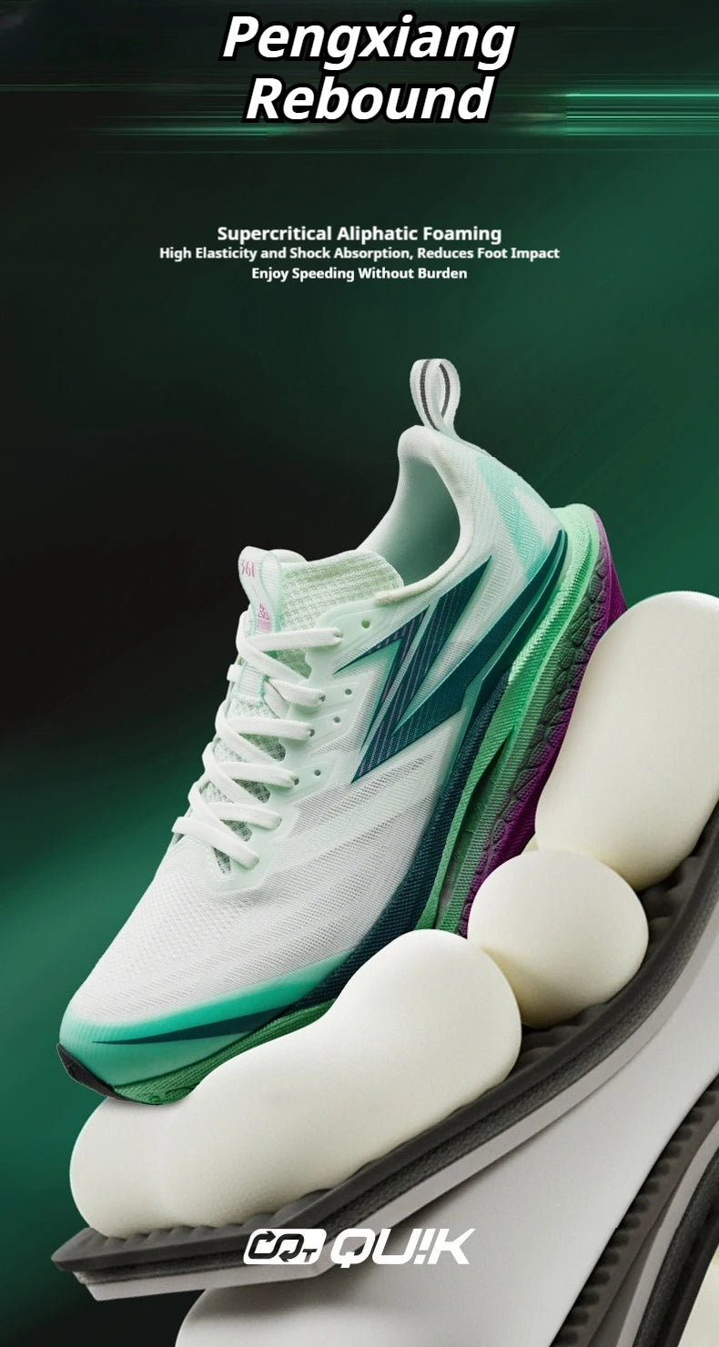 361 Degrees Flame 4 ET Men's Running Shoes Racing Marathon Rebound Breathable Cushioning Male Sneakers 672612223