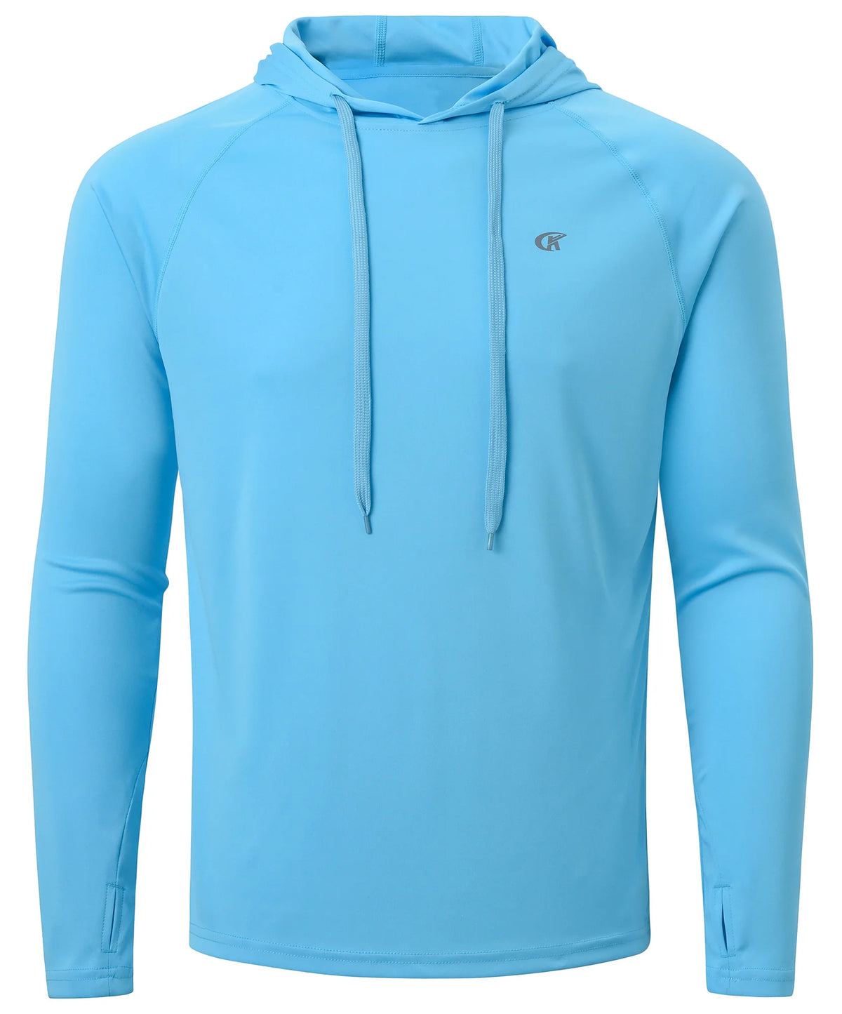 Summer Men's Long Sleeve UPF 50+ Hoodie T-Shirts, Rash Guard Quick Dry T-shirt Outdoor Sport Running Pullover