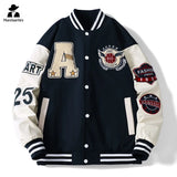 Retro Campus Letterman Jacket