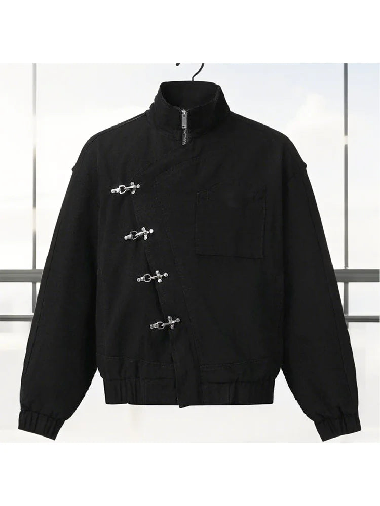 Women' S Vintage Autumn Winter Jacket Airplane Buckle Loose Lapel Coat Full Sleeve Outwears 2025 New Lady High Streetwears