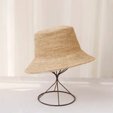 Raffia Sun Hat with Bow | Women's Beach & Travel Hat