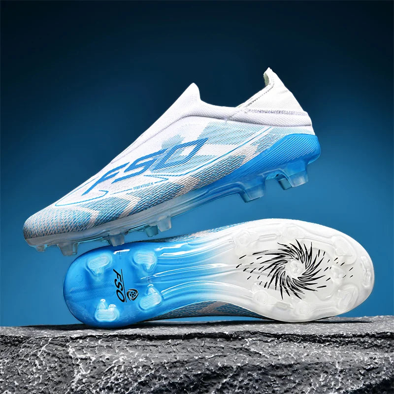 Men's Soccer Cleats with Lace-Up Fit