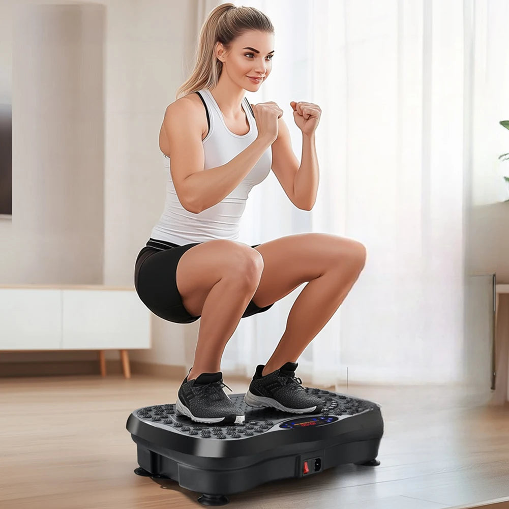 Vibration Plate Exercise Machine with Bluetooth & Full Body Shaker