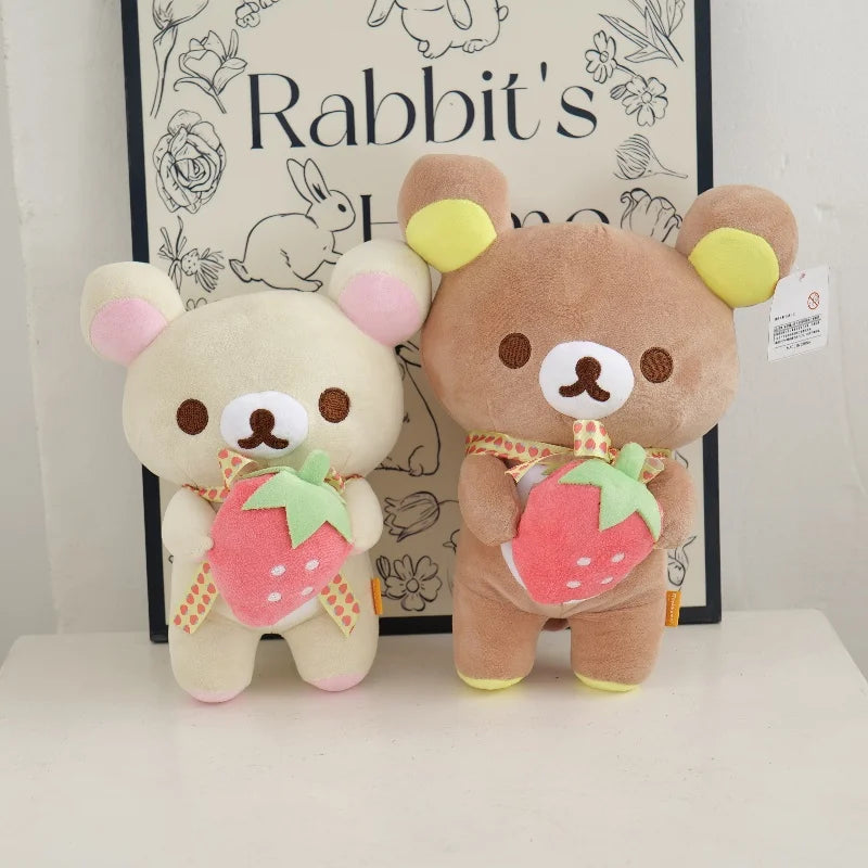 Rilakkuma & Strawberry Bear Plush Doll | Kawaii Gift