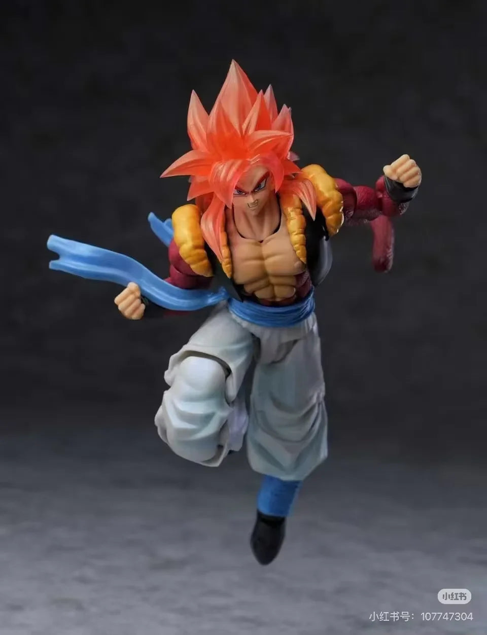 TonsenArttoys Kamione Studio SHF Gogeta SSJ4 Figure Dragon Ball GT Super Saiyan 4 Gogeta Anime Action Figures Kids Toys Gifts