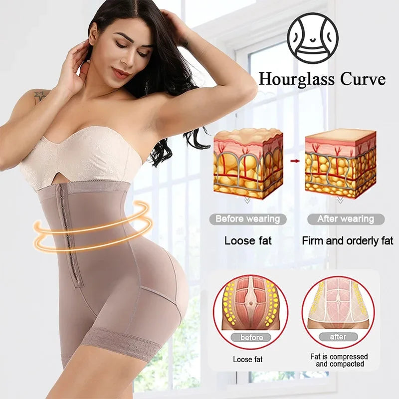 USA-Made Fajas Colombianas: High-Waist Tummy Control & Butt Lifter Shapewear