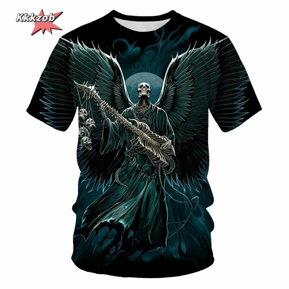 Men's Skull Beer Graphic T-Shirt