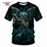 Men's Skull Beer Graphic T-Shirt