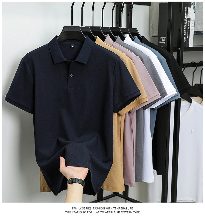 Premium 100% Cotton Polo Shirt for Men | Smart Casual