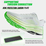 Irunsvan Qfeng1.0 Dual-color Dual-density Carbon Plated Running Shoes Shock-absorbing Lightweight Men's Water-repellent Sports