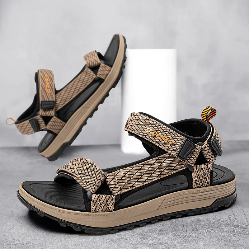 Summer Men Sandals Fashion Leisure Beach Holiday Sandals for Mens Lightweight Shoes New Outdoor Comfortable Casual Sandals