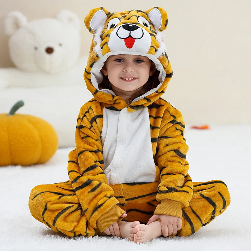 Kids' Capybara Flannel Onesie