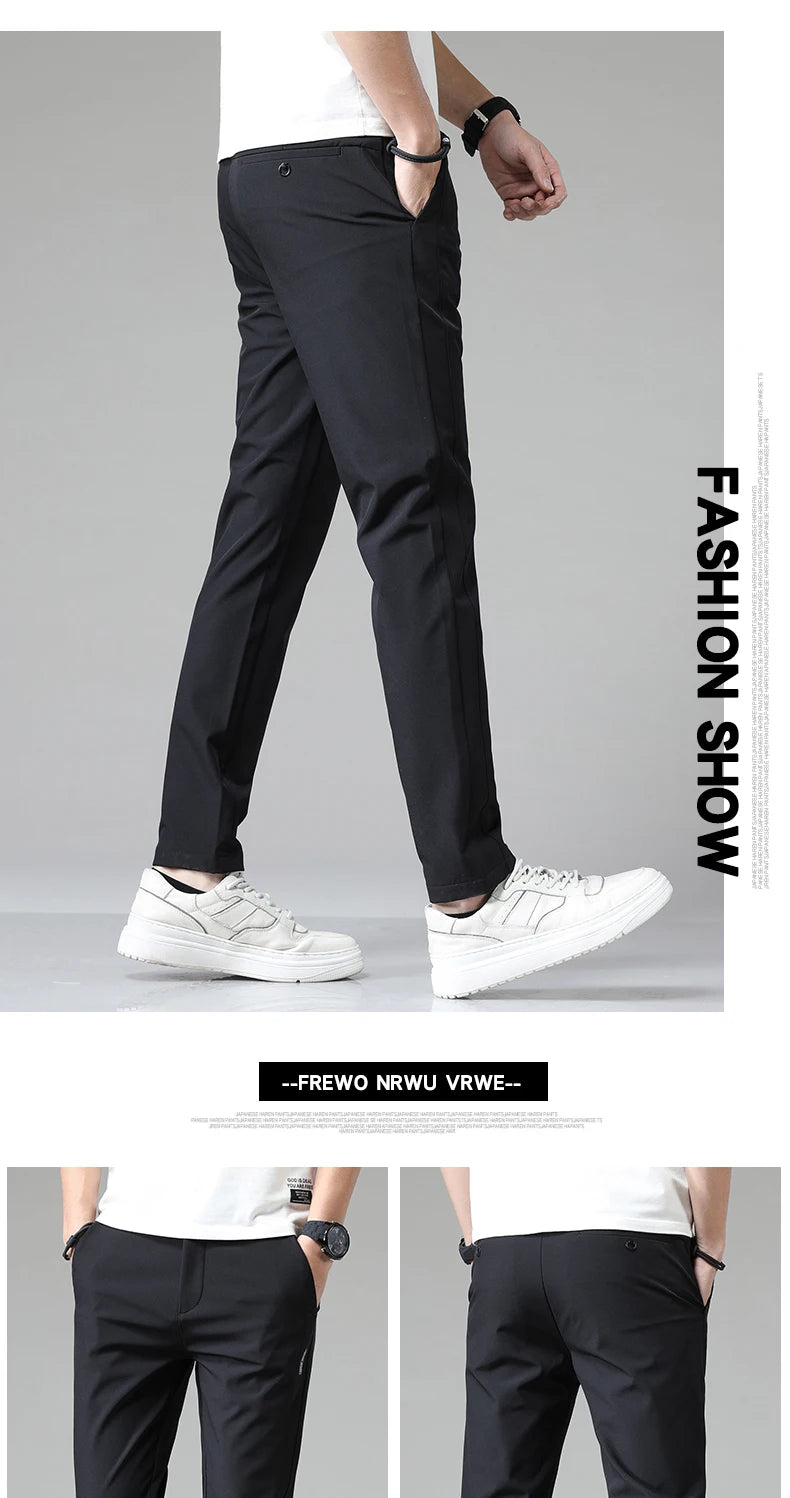 Men's Lightweight Stretch Slim-Fit Pants