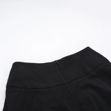 Gothic High-Waist A-Line Midi Skirt | Harajuku Grunge Y2K
