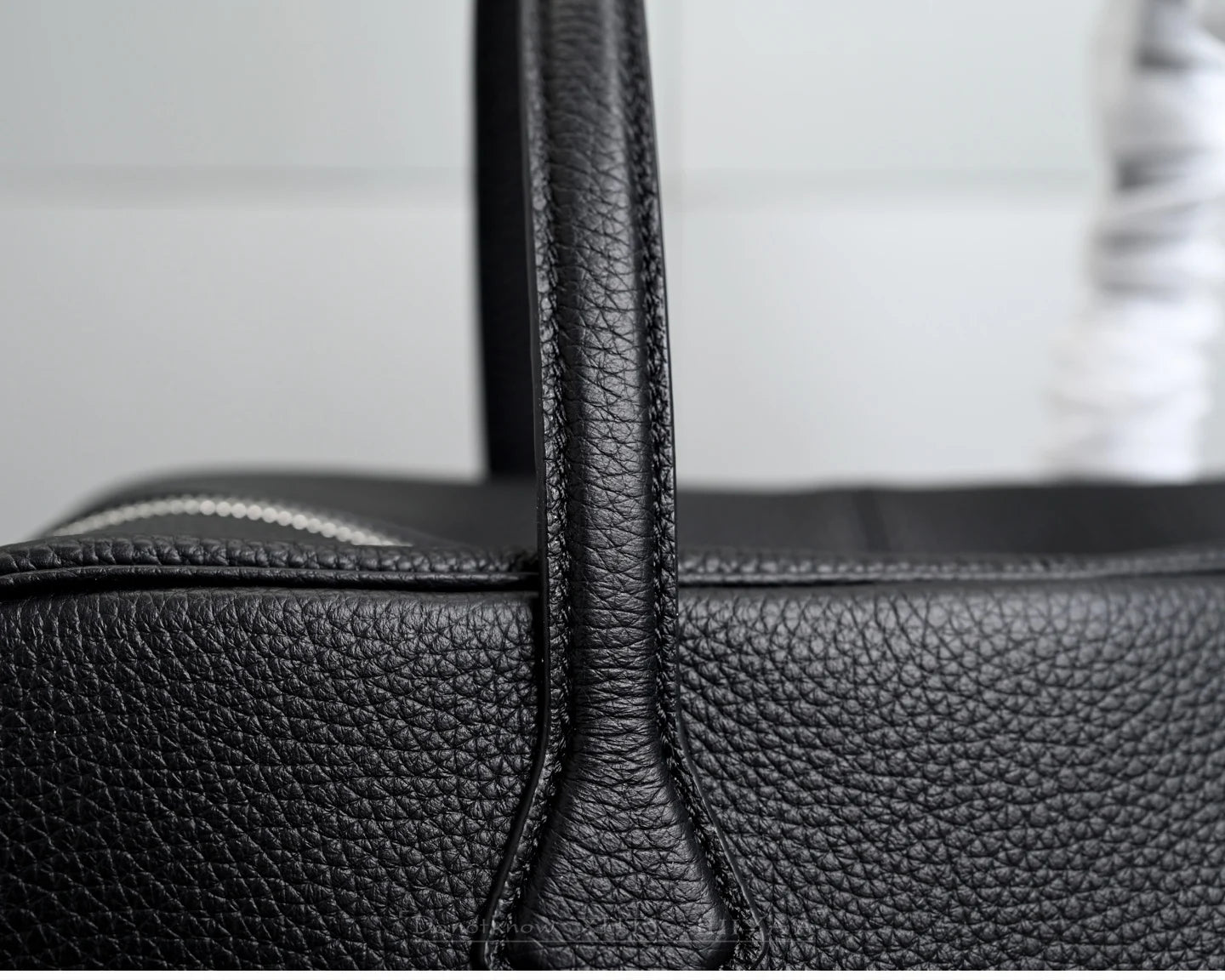 Genuine Leather Bowling Bag for Women, Top Layer Cowhide Handbag, Large Capacity Top Handle Bag, Small & Large Size
