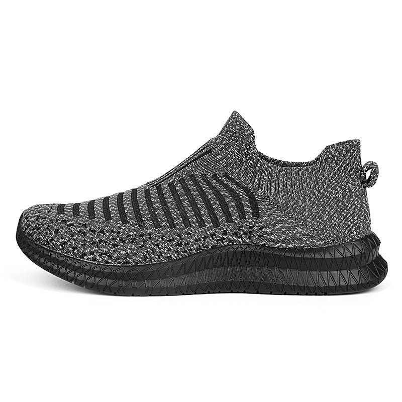 Men's Slip-On Casual Sneakers — Breathable Mesh, Lightweight, Anti-Slip