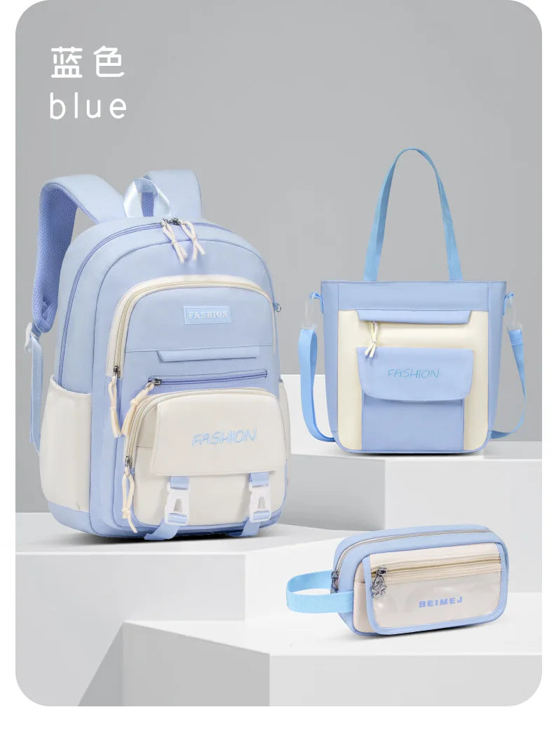 School Bags Girls Backpack Back Pack For Teenager Women Children Female Schoolbag Primary High Bagpack Class Teens Book Bag