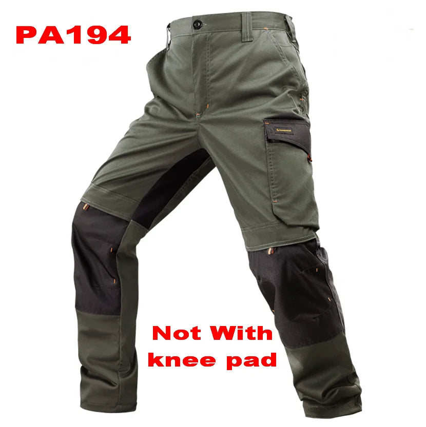 Men's Multi-Pocket Straight-Leg Cargo Pants