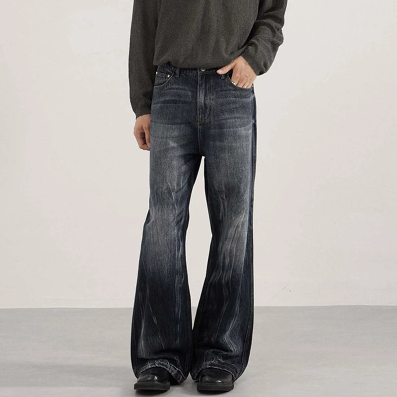 Men's Blue-Gray Relaxed Fit Jeans