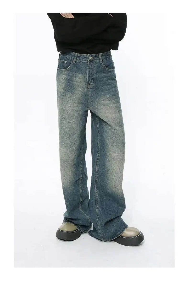 Men's Loose Straight-Leg Jeans