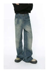 Men's Loose Straight-Leg Jeans