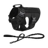 Tactical Dog Harness Set – Collar, Leash & MOLLE Pouches