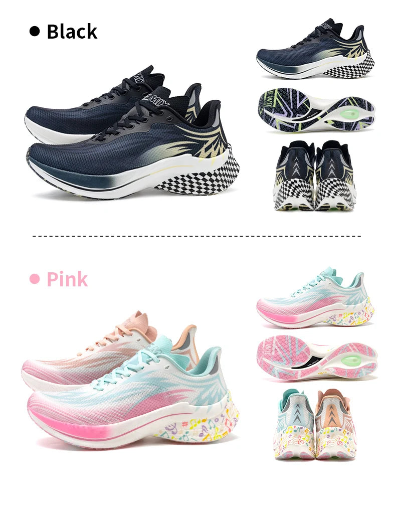 ONEMIX Beam New Arrival Training Running Shoes for Men Full Sole Nylon Plate Sport Shoes Breathable Summer Female Jogging Shoes
