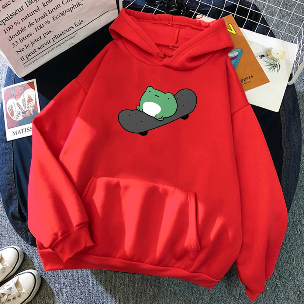 Frog Respect Skateboard Hoodie
