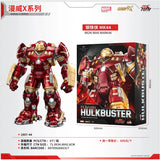 ZD Toys  Avengers Iron Man MK44 Hulkbuster Action Figure LED 1/10 36cm Tony Stark  Anniversary Memorial Model Collections Gift