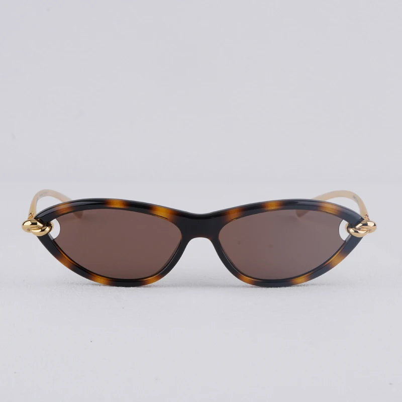 Luxury Cat Eye Tortoiseshell Sunglasses – UV400