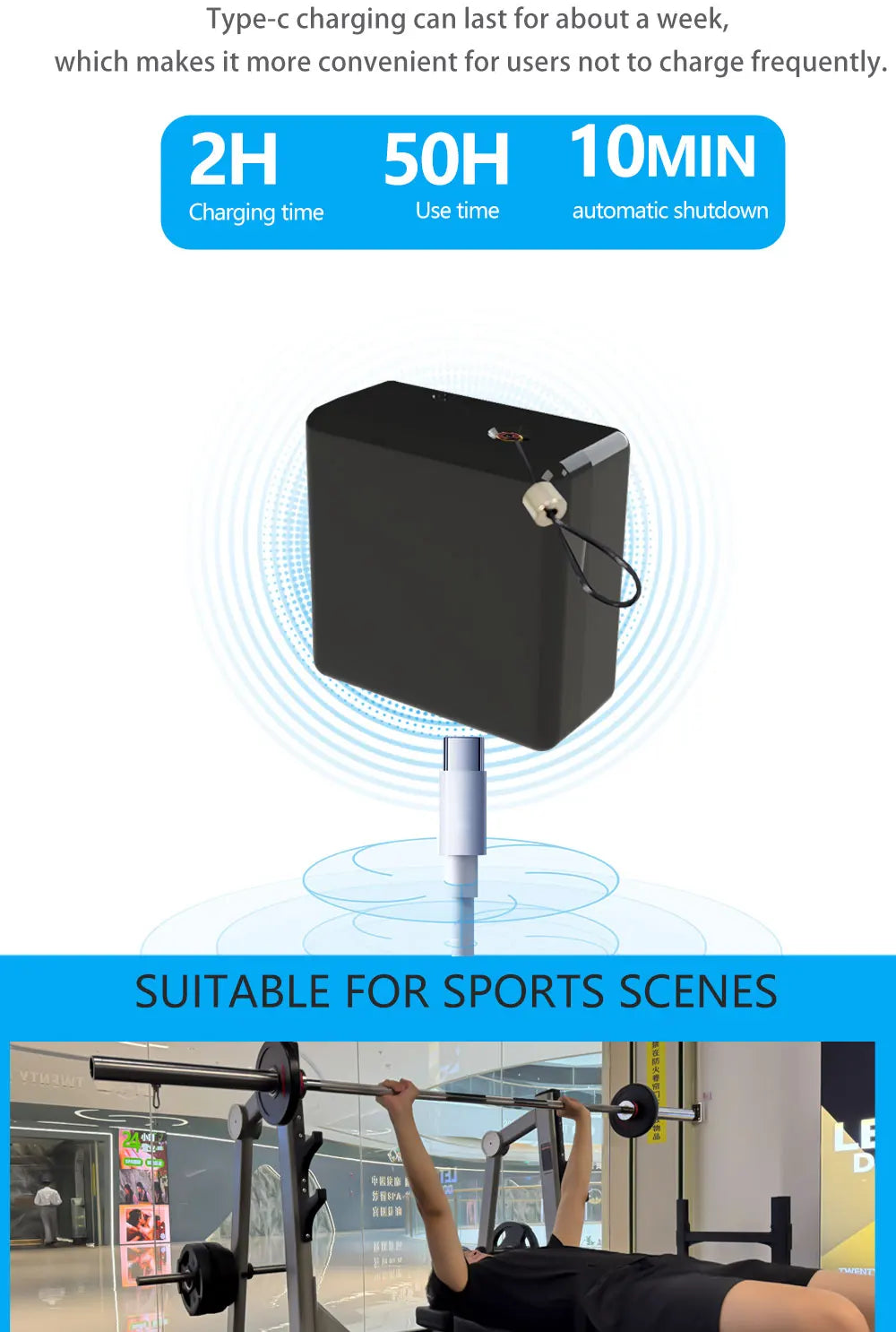 【Queling】 VBT Cube Linear Encoder Velocity Based Training VBT Sensor Rope Fitness Strength Training